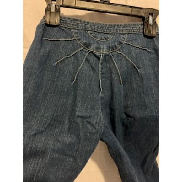 Free People Size 24 Women's Jean "Ray of Sunshine" Flare Leg - Picture 5 of 9